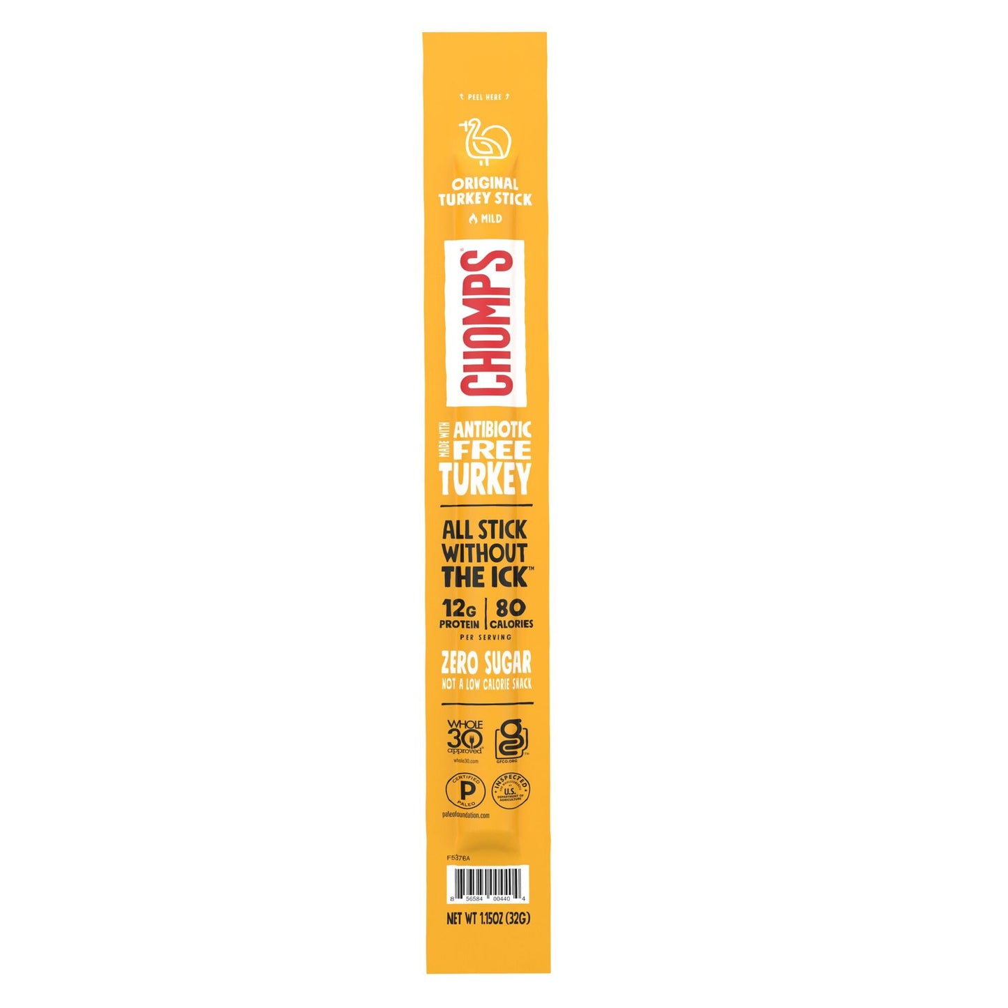 Chomps Original Turkey Snack Sticks, 1.15 Oz