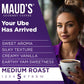 Maud'S Vanilla Ube Flavored Coffee Pods, 18 Ct, Medium Roast Flavored Coffee In Recyclable Single Serve Pods - 100% Arabica Bean
