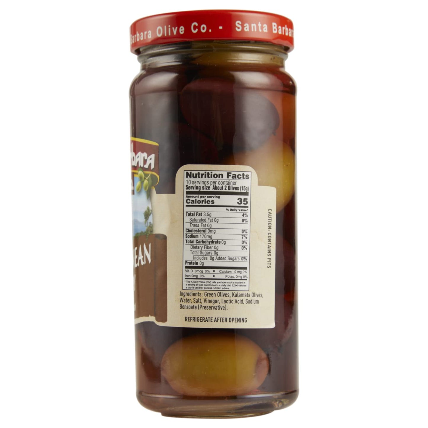 Santa Barbara 3Pk Mediterranean Medley Olives 5Oz