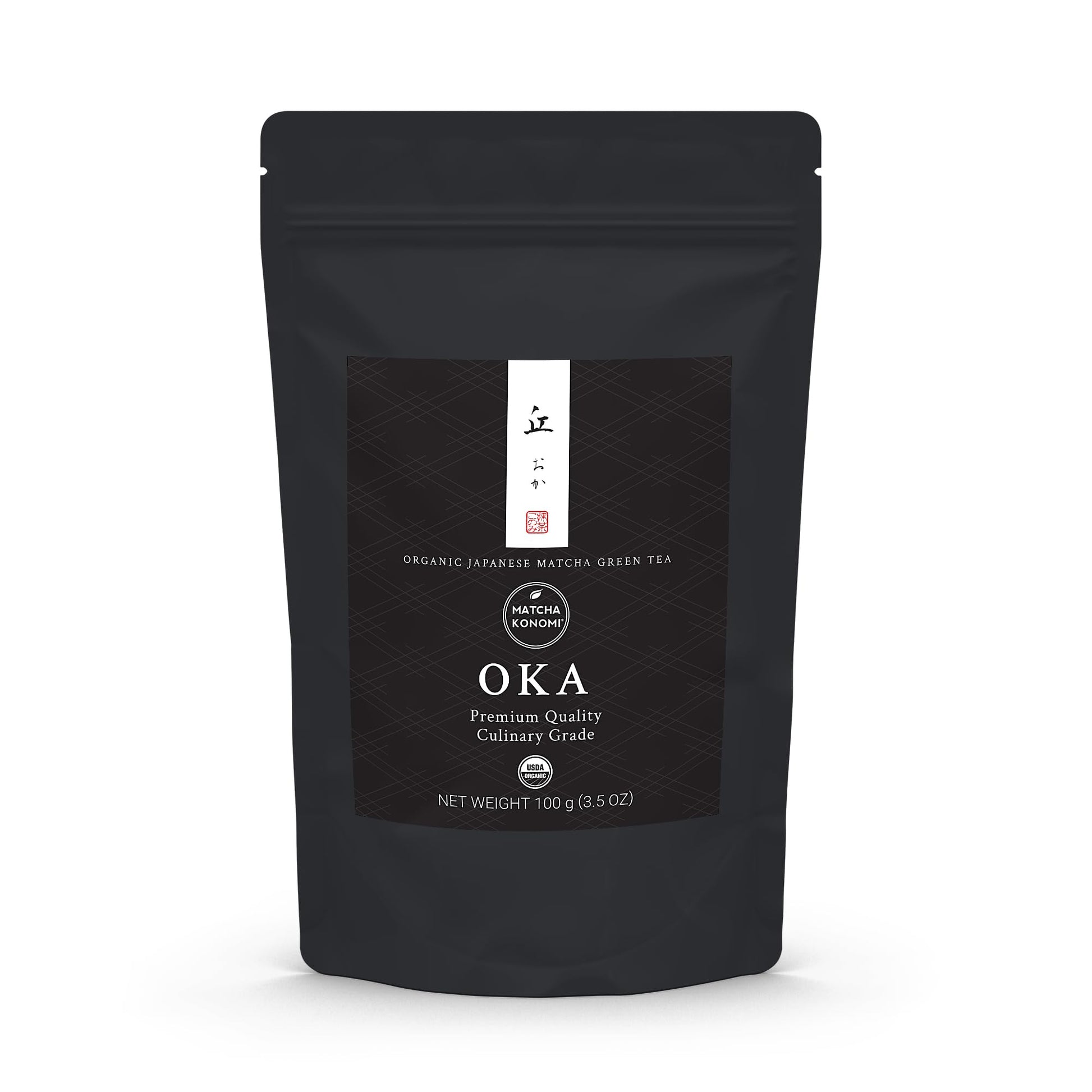Matcha Konomi Organic Culinary Japanese Matcha Green Tea Powder - Zero Sugar - 100g (3.5 oz) - Blend of First and Later Harvests
