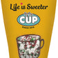 By The Cup Red, Green, And White Peppermint Candy Cane Pieces, 1 Lb Bulk Bag