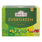 Ahmad Tea Green Tea, Evergreen Selection Pack Teabags, 60 Foil Teabags - Caffeinated & Sugar-Free