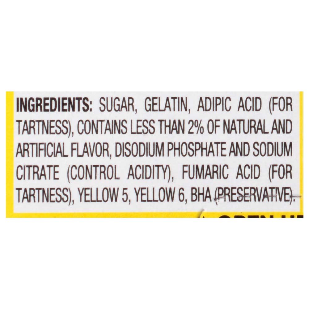 Jell-O Lemon Gelatin Mix, 3 Ounce Box, Pack of 6