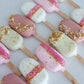Homipooty Nonpareils Sprinkles Edible White Pearl Sugar 110g 2mm Mini Pearls for Cake Decoration and Cupcake Toppers