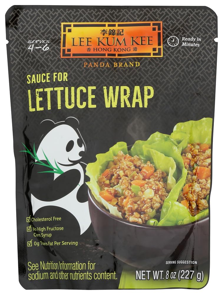 Lee Kum Kee Panda Brand SAUcE for LETTUcE WRAP 8oz (4 Pack)4
