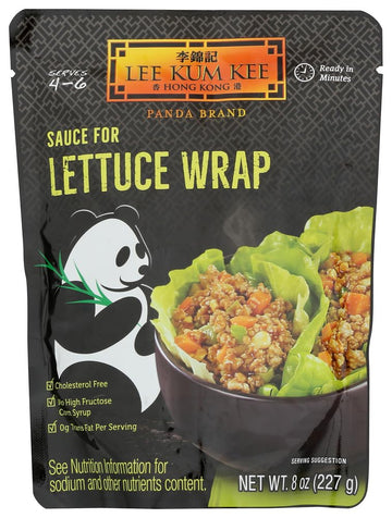 Lee Kum Kee Panda Brand SAUcE for LETTUcE WRAP 8oz (4 Pack)4