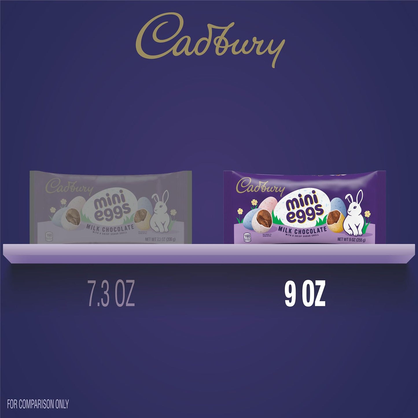 Cadbury Mini Eggs Milk Chocolate, Easter Candy Bag, 9 Oz
