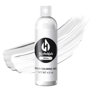 White Food Coloring Gel 4.5 Oz Professional Grade White Food Dye Concentrated Gel Food Coloring for Icing Baking Cake Decorating