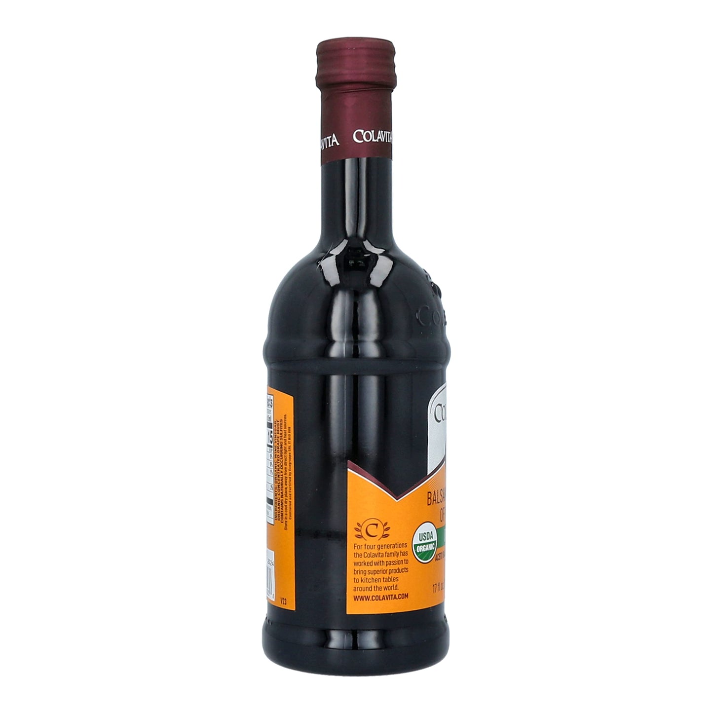 COLAVITA Balsamic Vinegar, Organic, 17 Fl Oz, Pack of 1, Model 69364