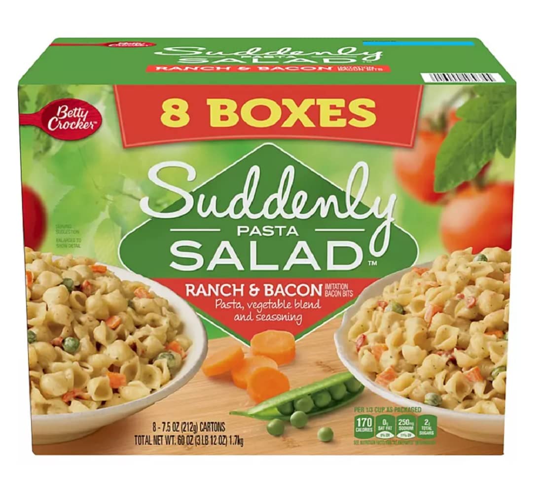 Betty Crocker Suddenly Pasta Salad, Ranch and Bacon (8 pk.)
