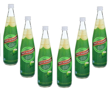 Taste Nirvana Natural Coconut Water, 23.6 Ounce (Pack Of 6)