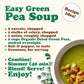 Food to Live Organic Whole Dried Green Peas, 10 Pounds - Non-GMO, Green Vatana, Sproutable, Vegan, Kosher, Bulk. Pre-Soak Needed