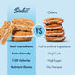 Sinless Oatmeal Cream Pie - Keto Vanilla Cream Sandwich Cookies - Gluten Free Sugar Free - Healthy Low Carb Snacks for Diabetic