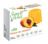Simply Delish Natural Peach Jel Dessert - Sugar Free, Non GMO, Gluten Free, Fat Free, Vegan, Keto Friendly - 0.7 OZ (Pack of 6)
