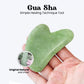 Roselynboutique Gua Sha Facial Tools - Face Massager Guasha Skin Care Tool For Men Women (Green)