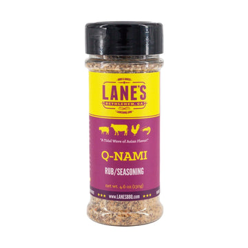 Lane'S Q-Nami Japanese Seasoning Rub, All-Natural Shichimi Togarashi Seasoning For Steak, Chicken, Veggies, & Tuna, Gluten-Free,