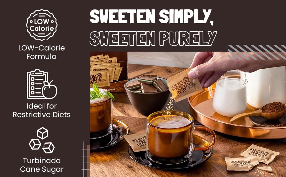 Organic Sugar In The Raw Packets Bulk 500 Ct - Organic Raw Sugar 500 Packets