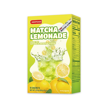 KAYFOOD Premium Teaade Matcha Lemon & Peach Oolongade Oolong Tea, Mix Powered Sugar Free, Diet, Korean Beverage, Dlended Hot & I
