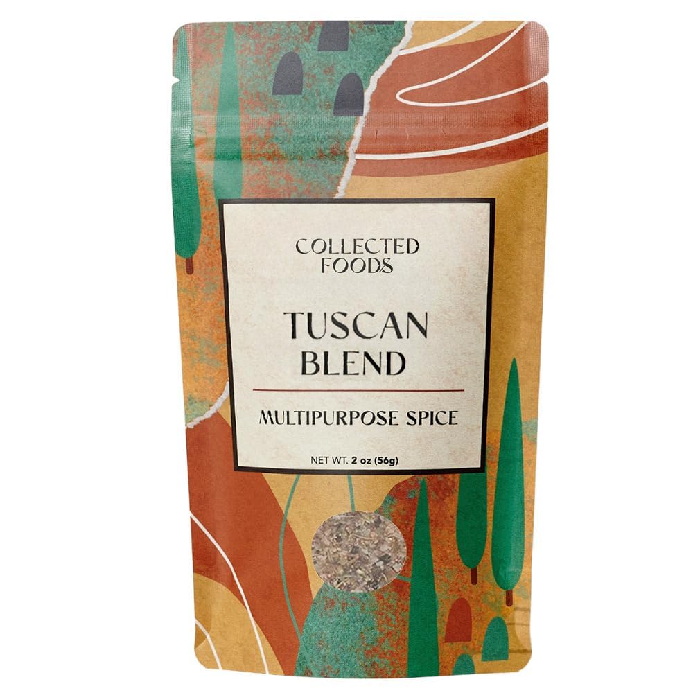 Collected Foods Italian Tuscan Seasoning - All-Natural, Small Batch Spice Blend by Pro Chefs for Grilling, Vegetables, Salad Dre