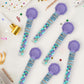 Colorful Chocolate Candy Cane - 6 Canes Of Sixletscandy For Party Favors, Gifts, Candy Buffets, Everyday Snacking, And Seasonal