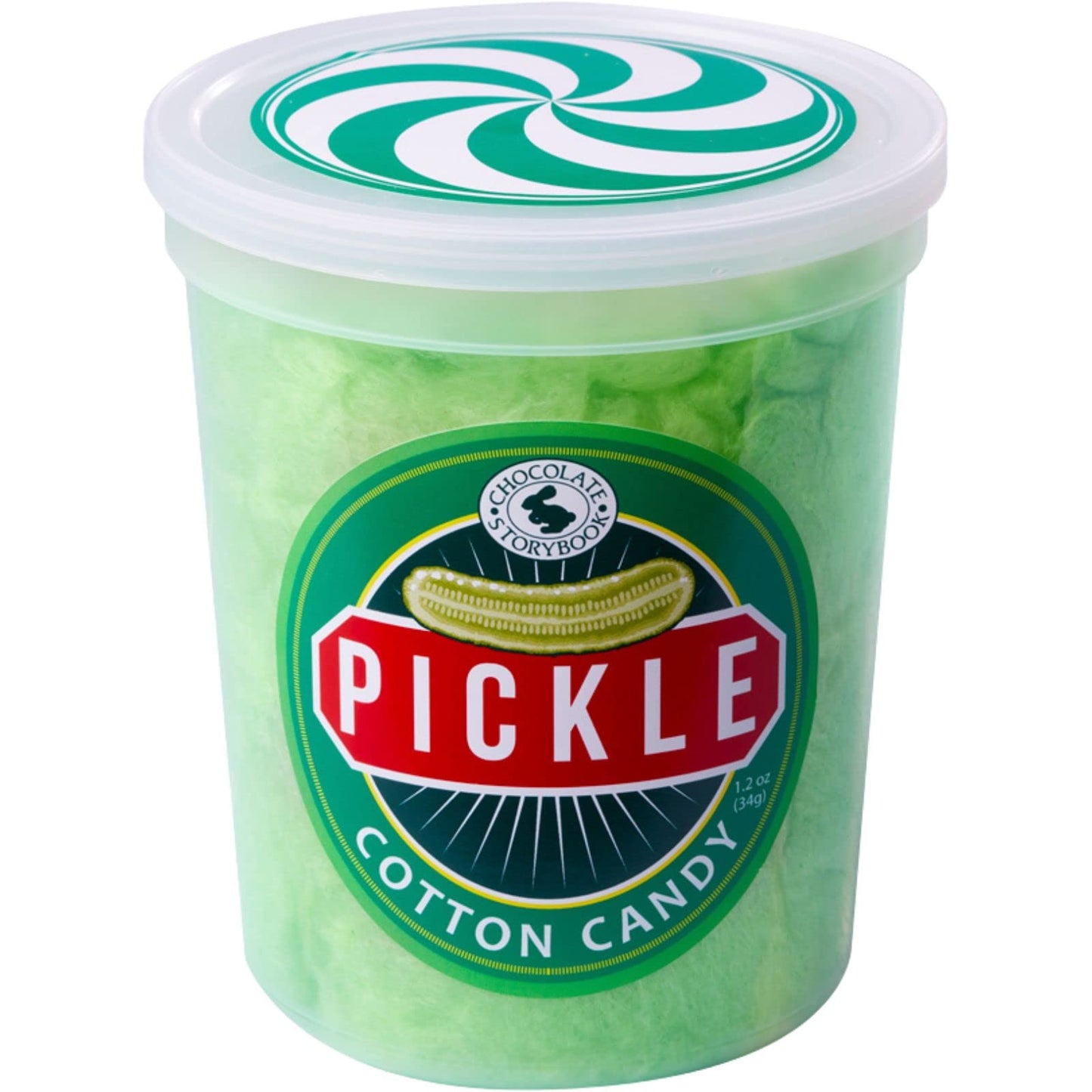 Pickle Cotton Candy Regular And Spicy 2 Pack - Unique Ideas For Holidays, Birthdays, Gag Gifts, Party Favors