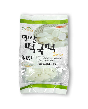 Apexy Korean Rice Cake Tteokbokkik Rice Cake, Chewy Tteok, Authentic Korean Street Food Snack, Perfect With Cheese And Ramen Noodles, No Msg, No Corn Syrup, Vegan And Gluten Free, Non-Gmo 21.16 Oz
