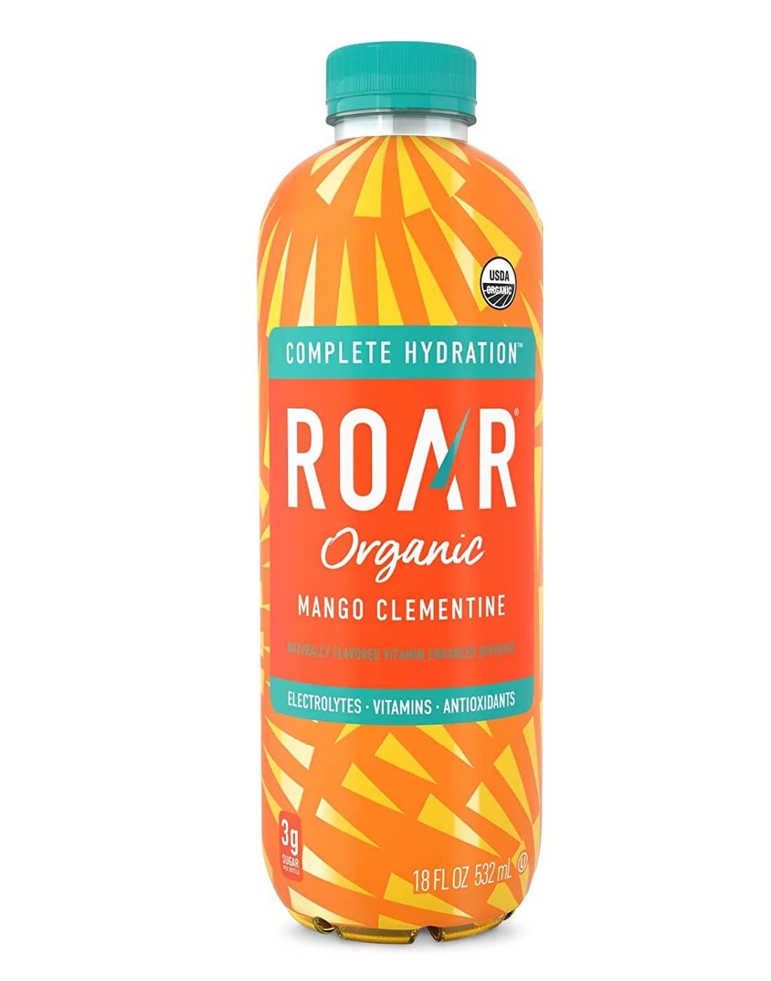 ROAR Organic Electrolyte Infusions Variety Pack - 4 Flavors, Low-Sugar, Coconut Water, 18 Fl Oz, Pack of 8