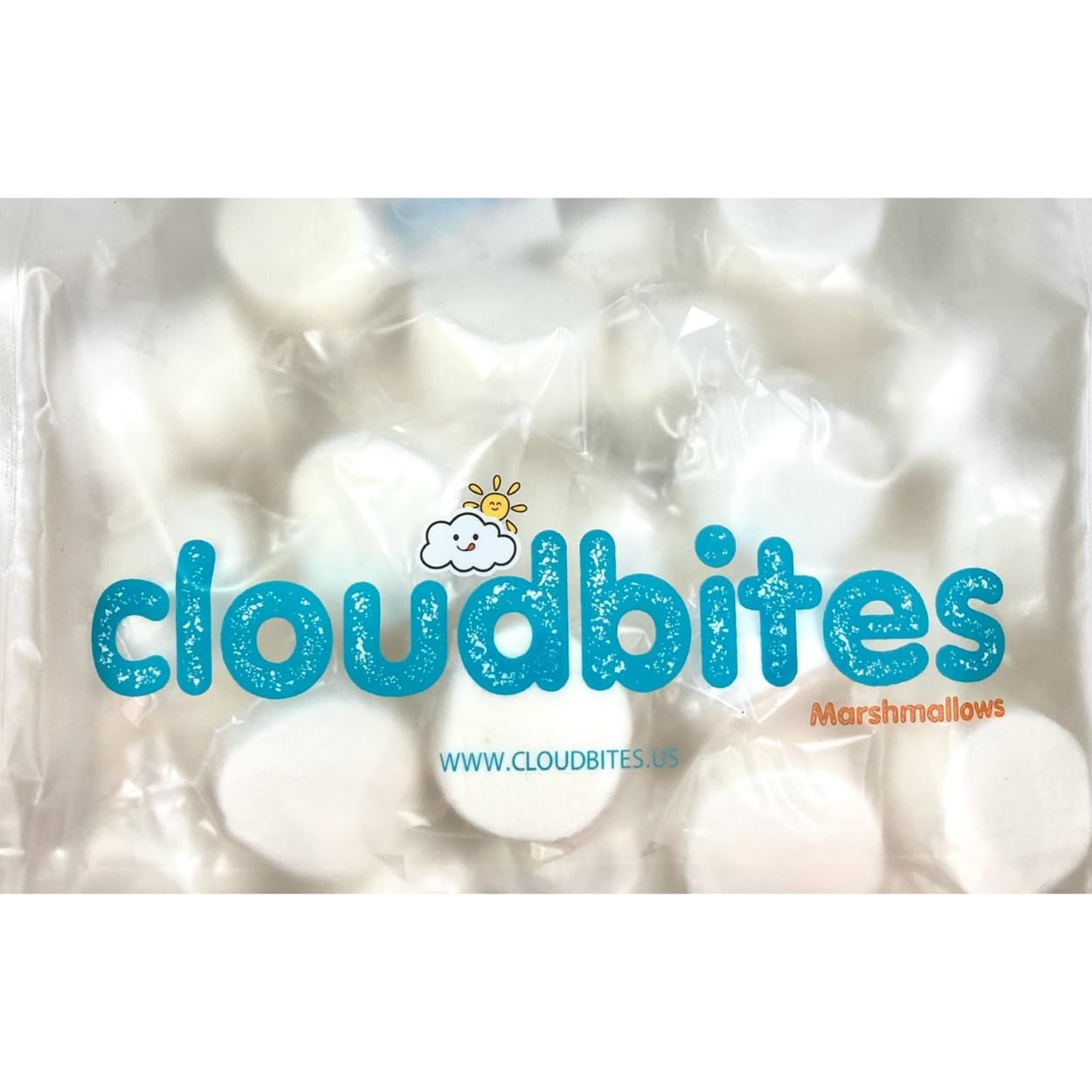 Cloudbites | Toasters | Individually Wrapped Marshmallows | BULK BOX | Great for S'mores or snacks (BULK BOX x 500 units)
