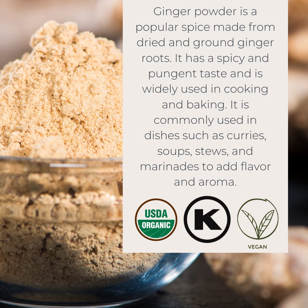 Starwest Botanicals Organic Ginger Root Powder, 2 Pound