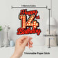 Happy 14Th Birthday Cake Topper Fluorescent Flashing Night Out Hen Movie Nightclub Theme Decor Supplies Boy Girl Happy Birthday