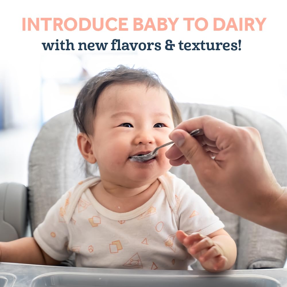 Gerber Baby Food, Yogurt Blends Snack, Strawberry Banana, Crawler, 8+ Months, Baby Snacks, Baby Yogurt, No Artificial Flavors Or