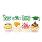 Moitkptt Graduation Cupcake Toppers, Class of 2025, Green, 24 Count, Paper