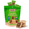 Michel et Augustin gourmet chocolate cookie Squares  Milk chocolate & Hazelnut  Individually Wrapped European cookies  15 French