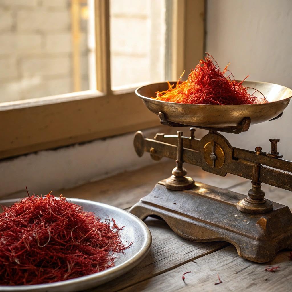 Golden Saffron  Finest Pure enhanced All Red Saffron Threads  Grade A+ Super Negin  Non-GMO Verified. For Tea  Paella  Rice  Desserts  Golden Milk and Risotto (50.0 Grams)