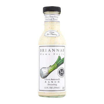 Brianna's Classic Buttermilk Ranch, 12 Fl Oz (Pack of 6)