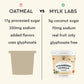 Mylk Labs Strawberry Vanilla Gluten Free Oatmeal Cups - Low Sugar Breakfast, High Fiber Thin Rolled Oats, High Protein Instant O