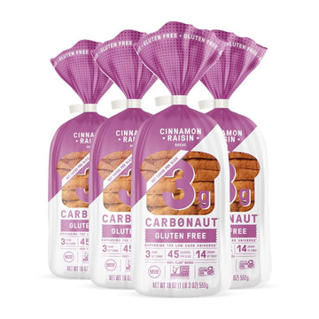 Carbonaut Gluten Free Bread, Low Carb Bread, Keto Bread, Keto-Certified Food, Snack, Meals, Non-Gmo, Vegan (Gluten Free Low Carb