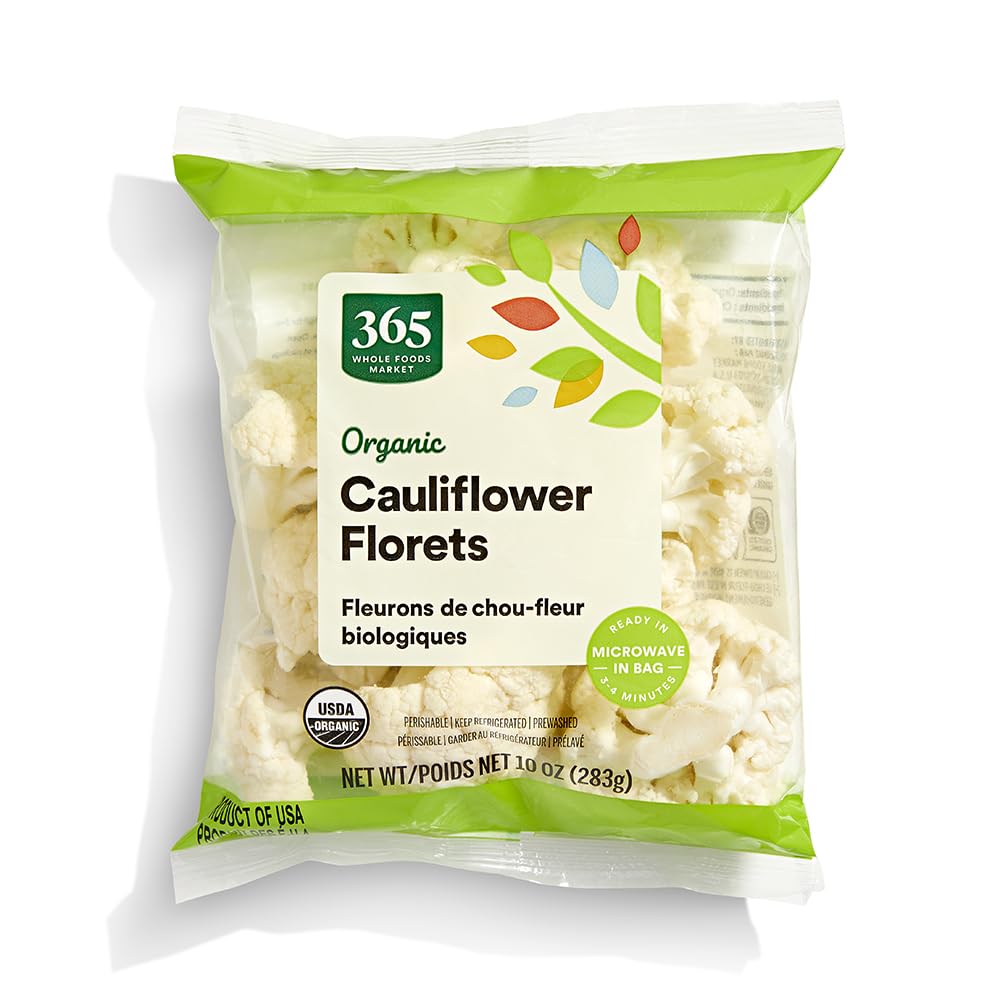 365 by Whole Foods Market, Organic Cauliflower Florets, 10 oz