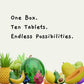 Sen Yuh   Fruit compact pieces, Natural Sugar Alternative, 10 Count