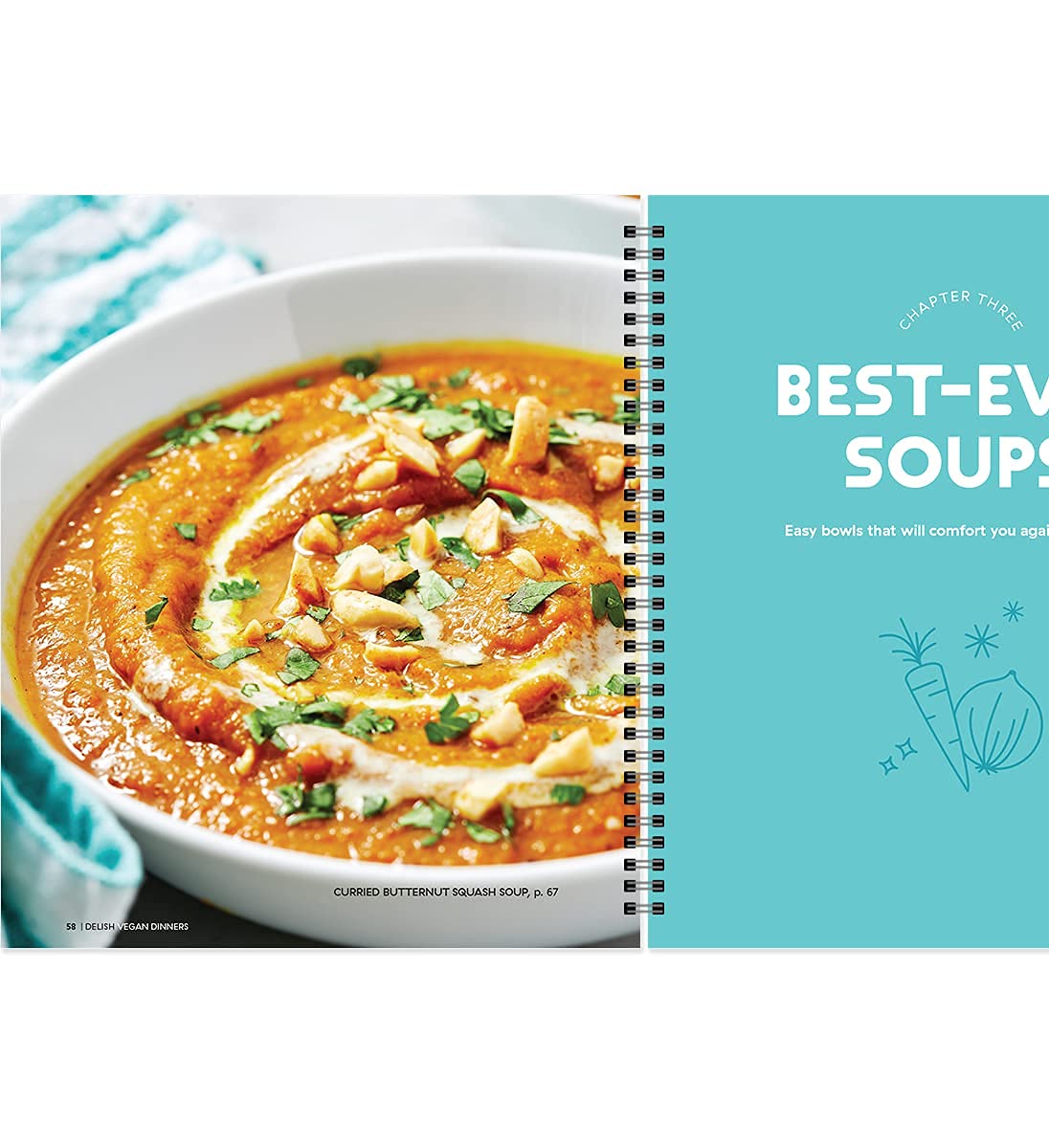 Delish Vegan Dinners: 70+ Amazing Weeknight Dinners, Colorful Salads, Plant-Based Spins On Comfort Classics, And Much More - Learn To Create Healthy And Delicious Meat-Less Meals At-Home!