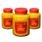 3-Pack Bundle 16 Oz. Webers Horseradish Prepared Mustard (3) 16 Oz. Containers