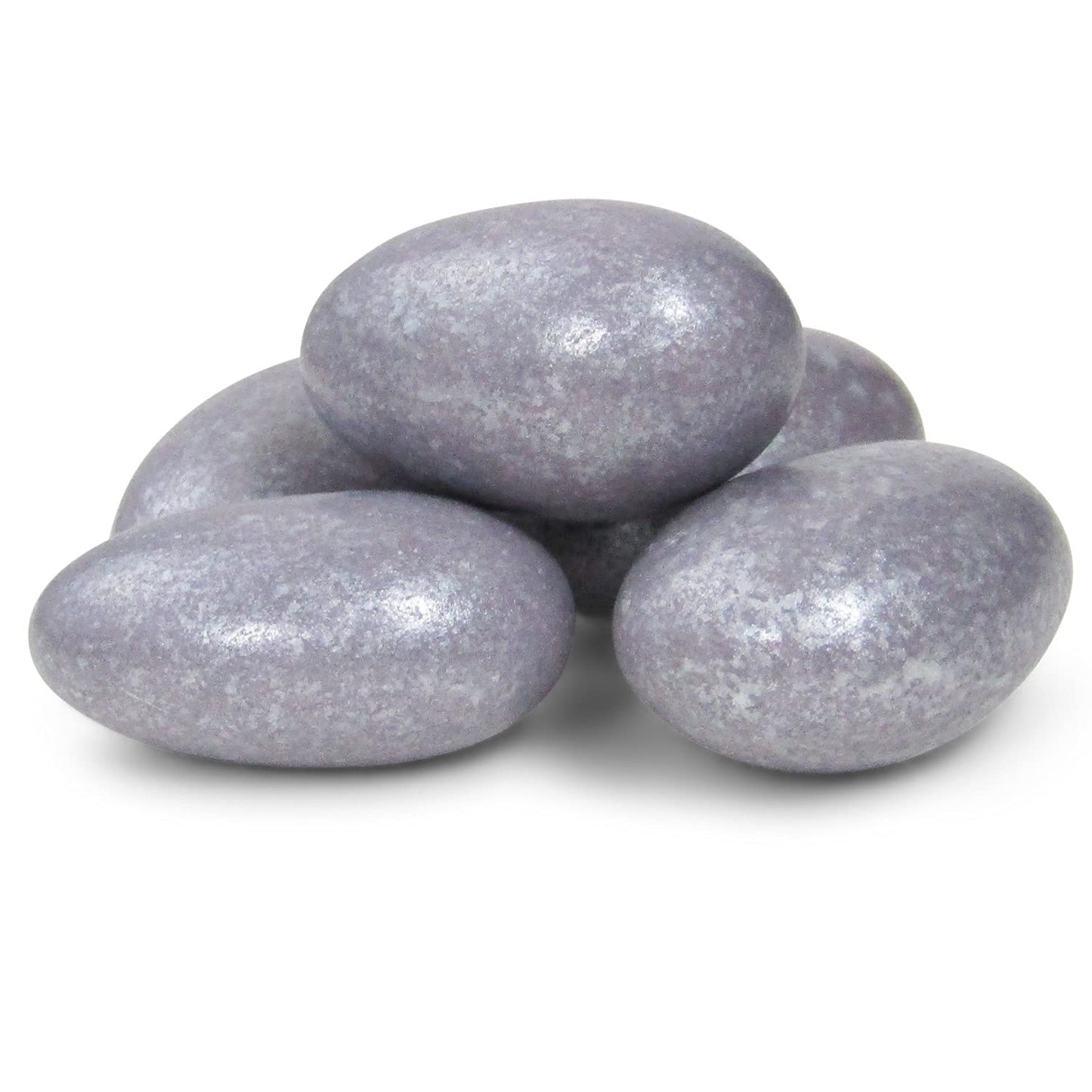 Silver Jordan Almonds by Its Delish, 2 LBS Bulk | Candied Almond Nut with Sweet Hard Candy Coating - Bulk Wedding Favors and Par