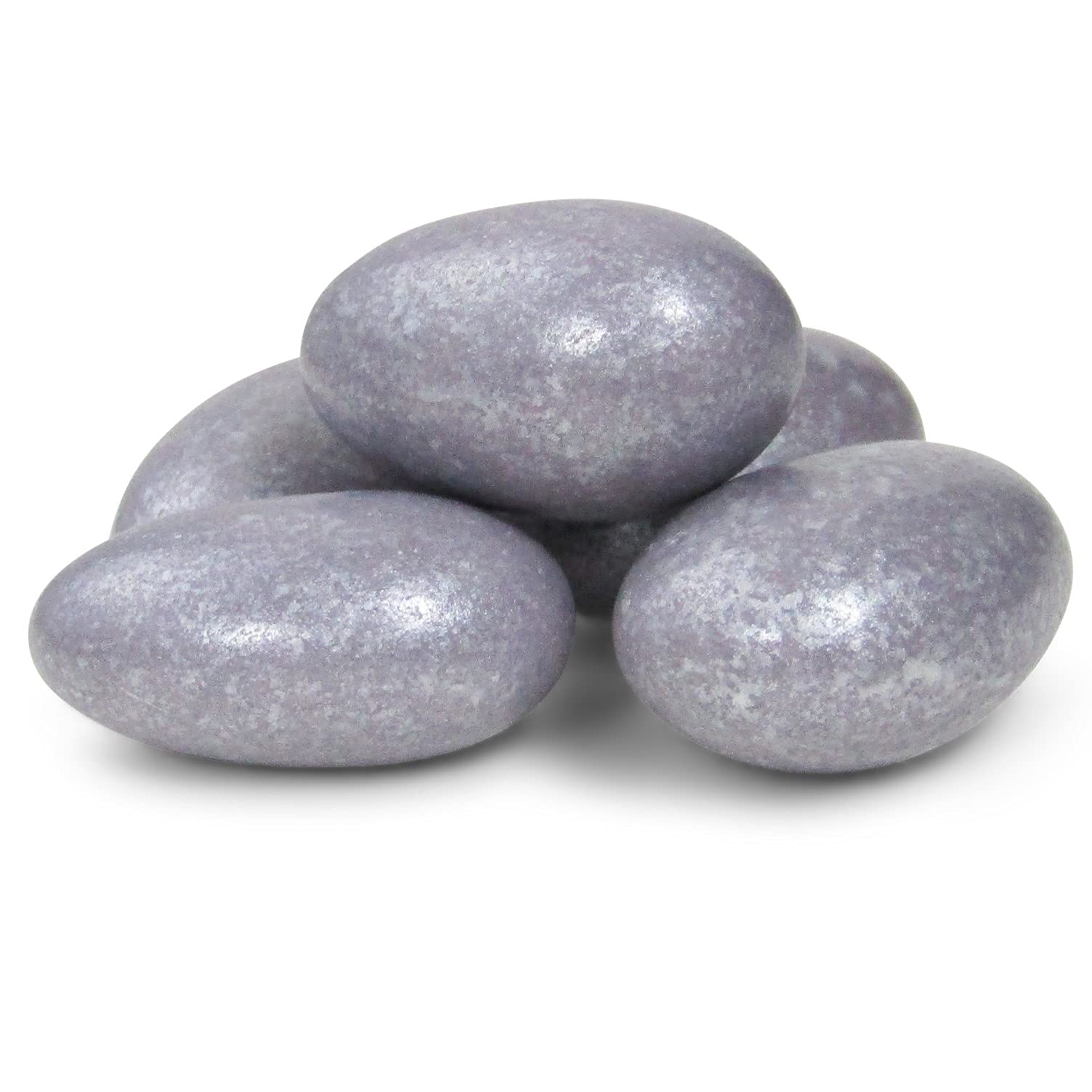 Silver Jordan Almonds by Its Delish, 2 LBS Bulk | Candied Almond Nut with Sweet Hard Candy Coating - Bulk Wedding Favors and Par