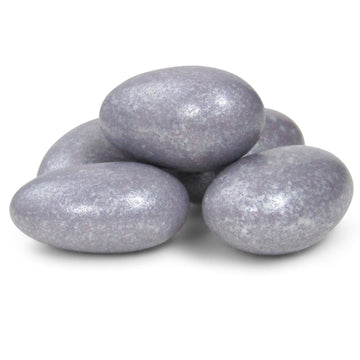 Silver Jordan Almonds by Its Delish, 2 LBS Bulk | Candied Almond Nut with Sweet Hard Candy Coating - Bulk Wedding Favors and Par
