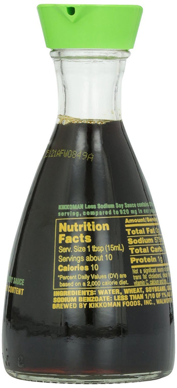 Kikkoman Lite Soy Sauce, Cruet, 5 oz