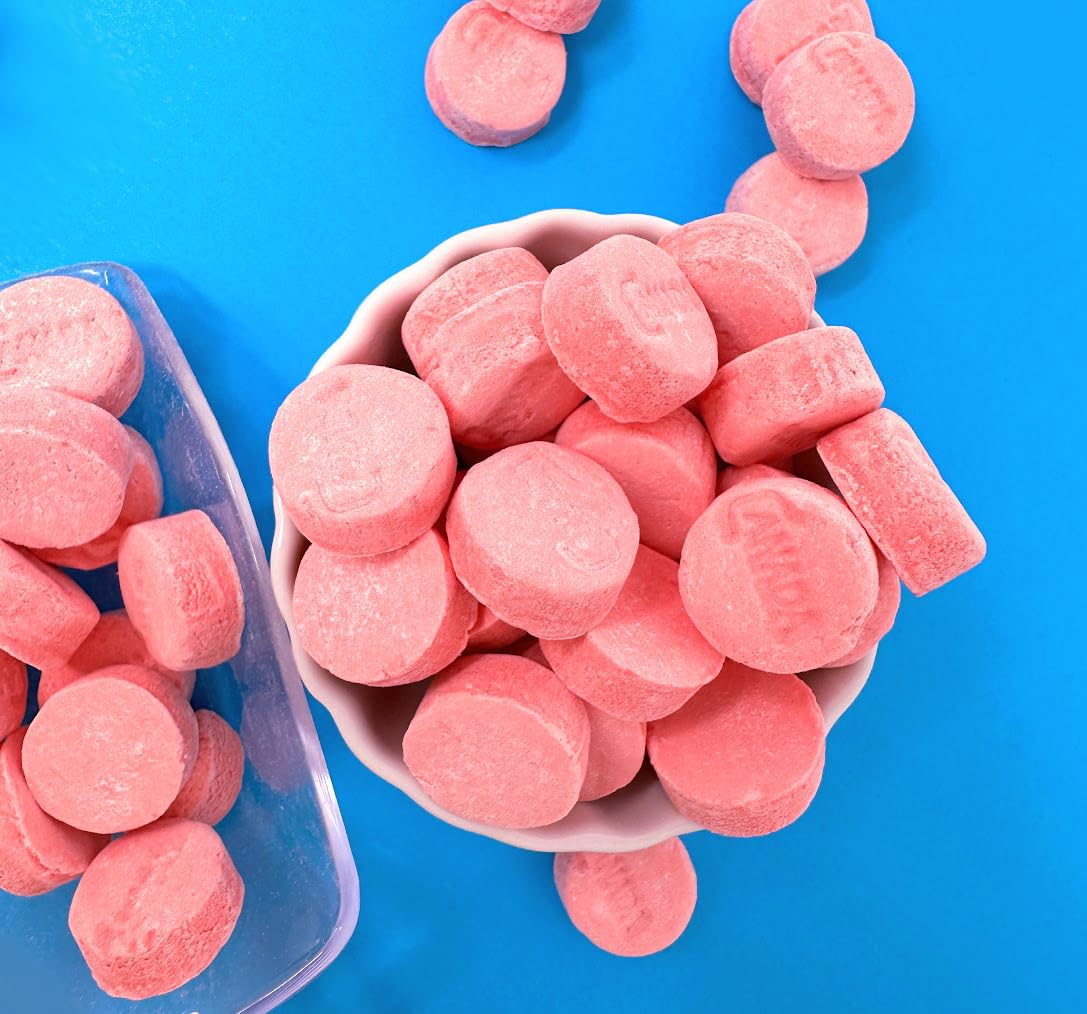 SweetGourmet Pink Wintergreen Lozenges Bulk Candy - 1 Pound Pack