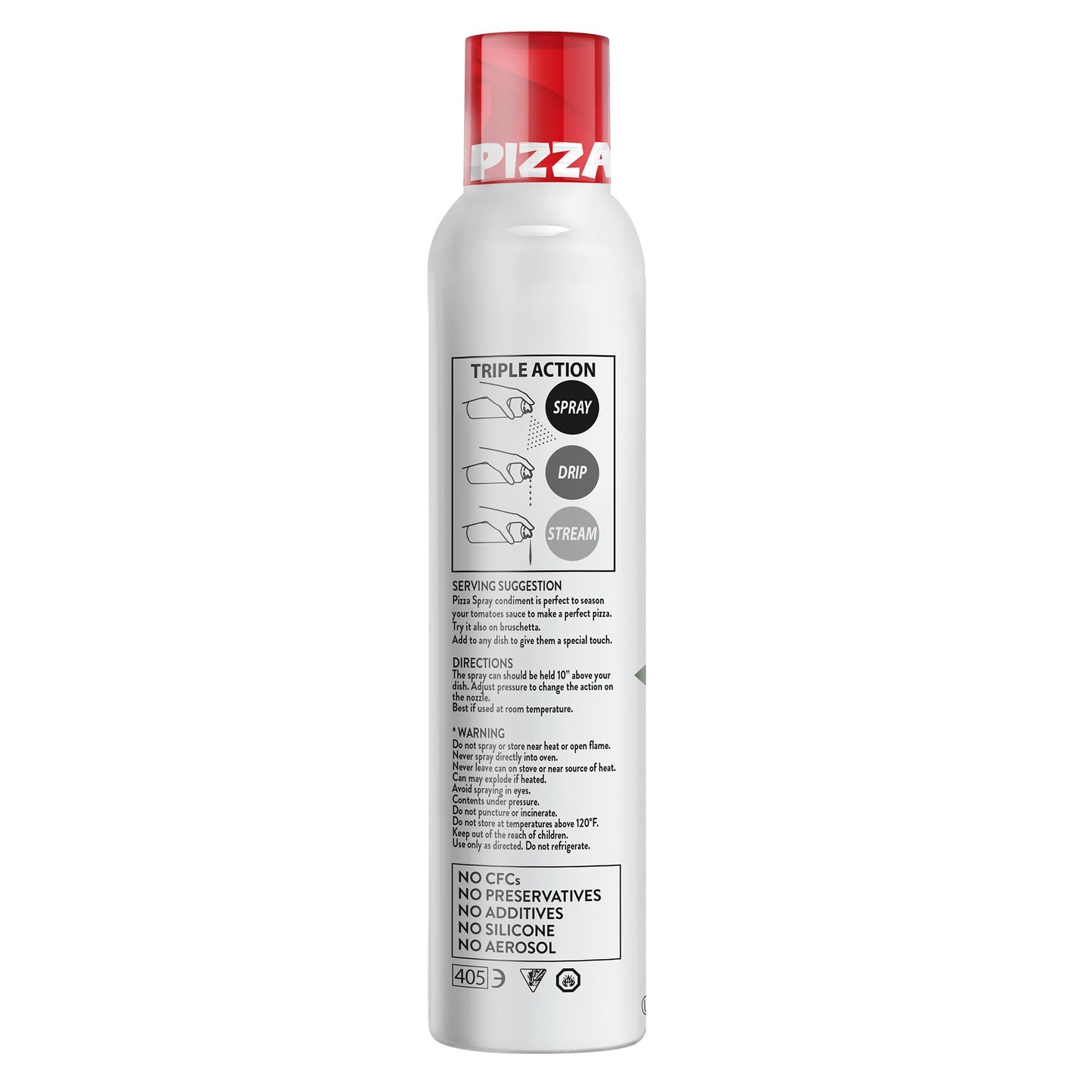 Mantova Pizza Flavored Extra Virgin Olive Oil Spray 8 oz - Infused with Basil  Oregano & Garlic - Perfect for Pizza  Pasta  Grilled Meats  Roasted Veggies & More