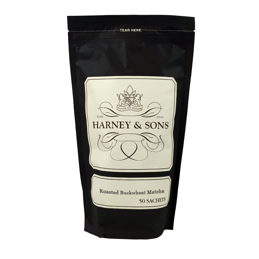Harney & Sons Roasted Buckwheat Matcha Tea, 50 Sachets, 50 Count, Model 20-1212