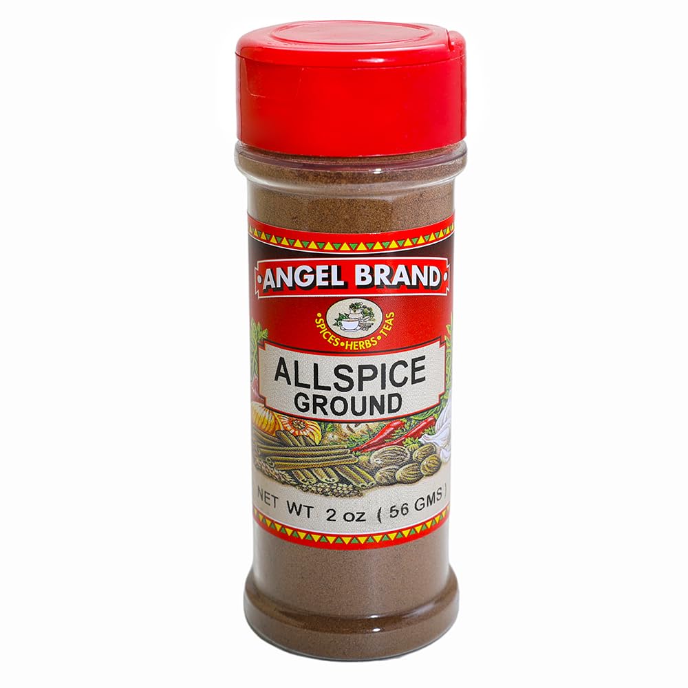 Angel Brand Ground Allspice Seasoning - 2 oz Bottle for Baking and Cooking