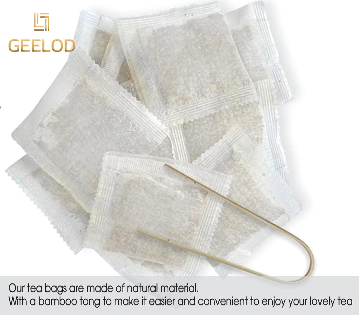GEELOD Organic Dandelion Root Tea Bags, 70 Count, Non-GMO, Caffeine-Free, Vegan, Eco-Conscious